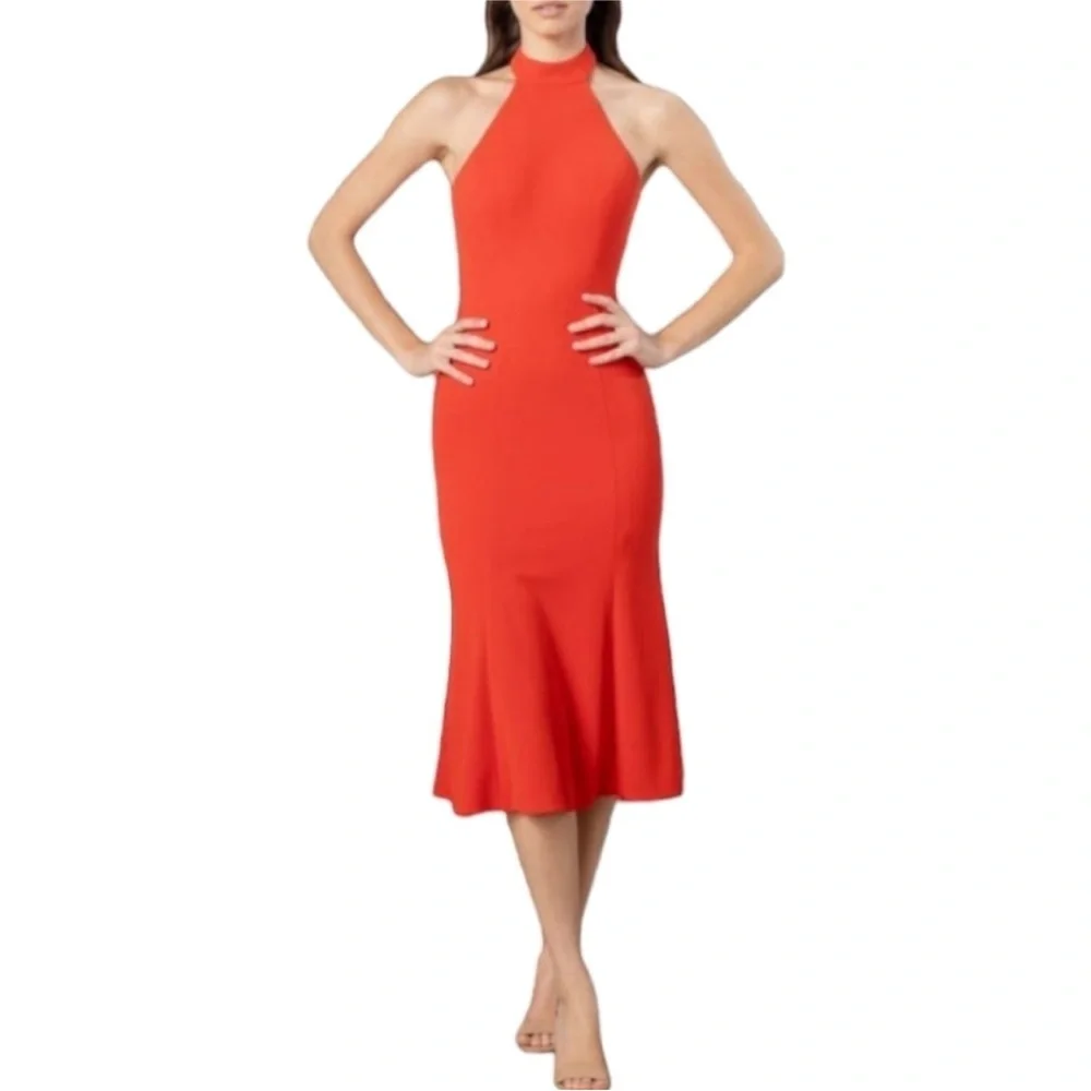 NWT: Dress the Population Halter-neck Dress - Picture 1 of 13